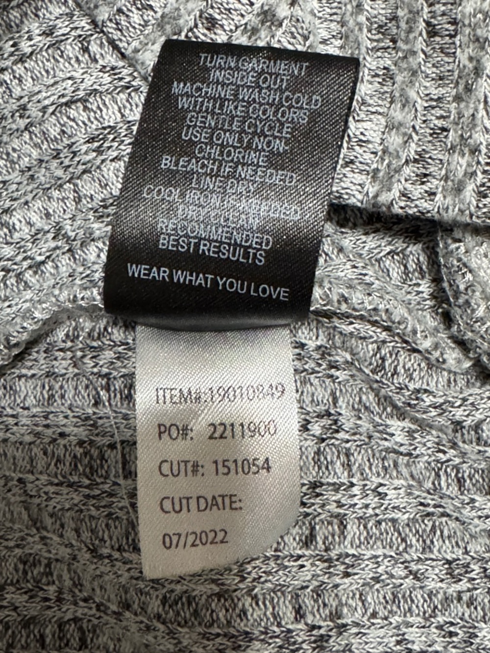 Torrid Gray Ribbed Zip Front Pullover – Size 1 - Picture 4 of 4